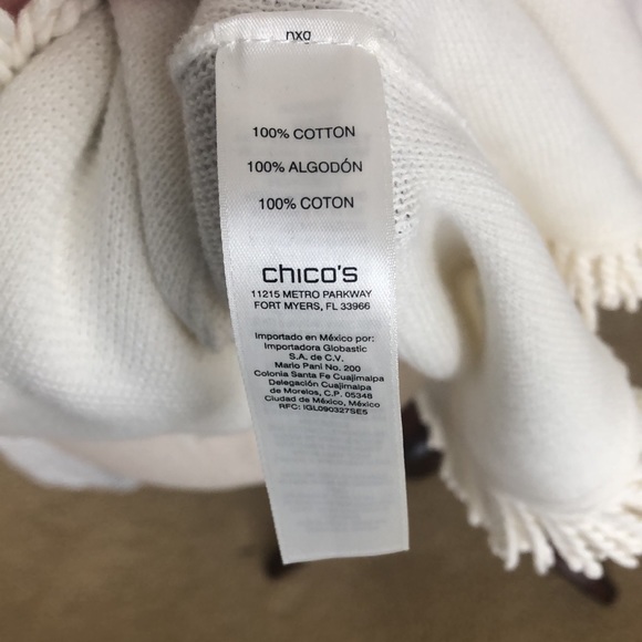 Chico’s long cream vest, size 0, classic and versatile, worn once, perfect - Picture 8 of 8